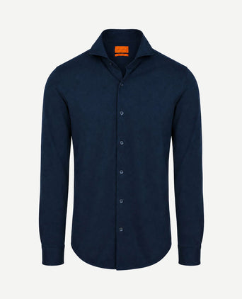 Sorona overhemd dark donkerblauw