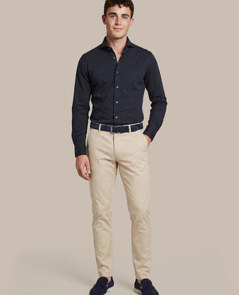 Sorona overhemd donkerblauw