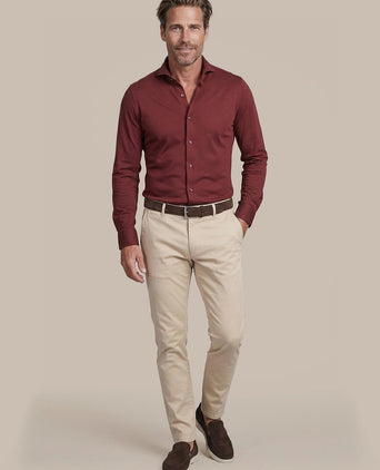 Sorona overhemd wine rood