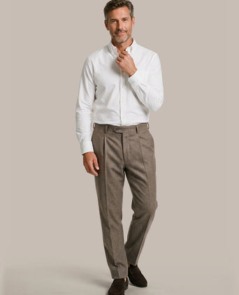 Overhemd twill wit