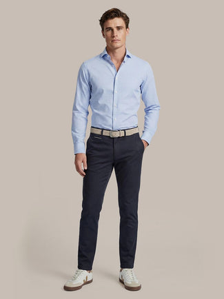 Overhemd Oxford ruit lichtblauw Overhemd Oxford ruit lichtblauw