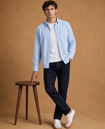 The tommy overhemd lichtblauw