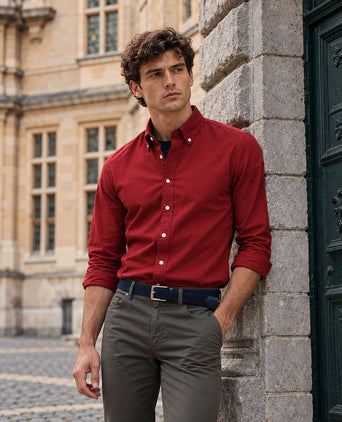 The tommy overhemd pomegranate