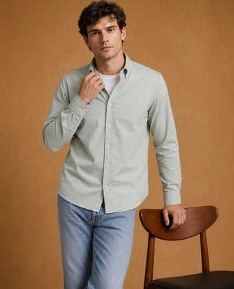 The tommy overhemd sage groen
