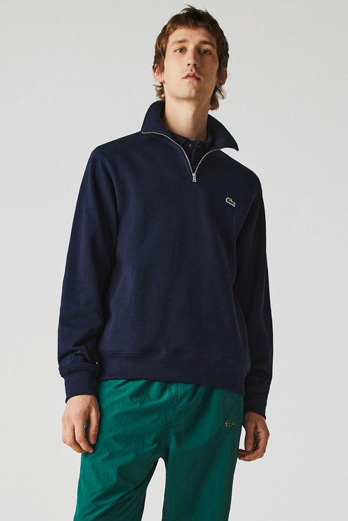 Lacoste pullover zipper donkerblauw | Regular-fit