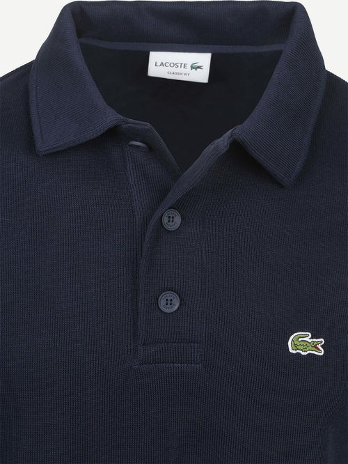 Lacoste sweatshirt poloshirt donkerblauw | Regular-fit