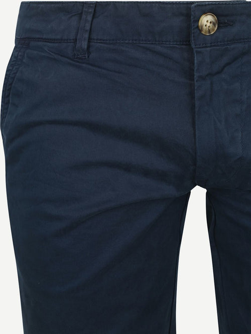 Suitable berry short donkerblauw | Slim-fit