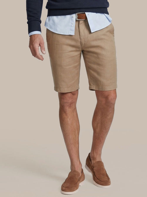 Milwau short linen sand