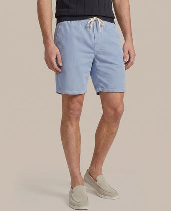 Detroit cord short blauw