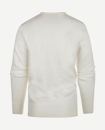 Trui cashmere v-hals off white