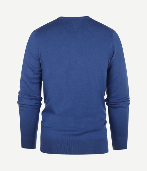 Trui cotton cashmere kobaltblauw