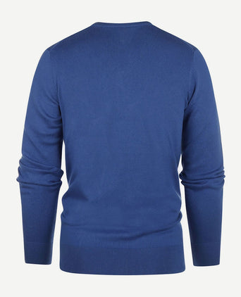 Trui cotton cashmere kobaltblauw