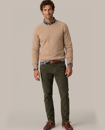 Trui lamswol beige