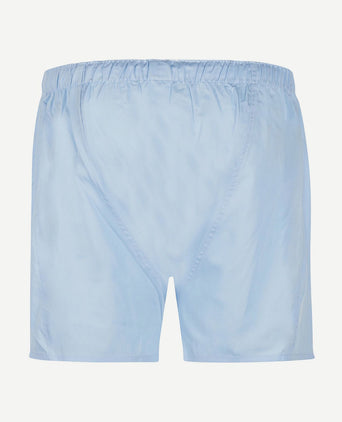 Boxershort solid poplin lichtblauw
