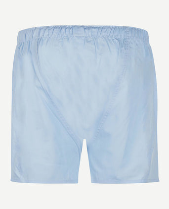 Boxershort solid poplin lichtblauw