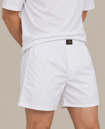Boxershort poplin wit