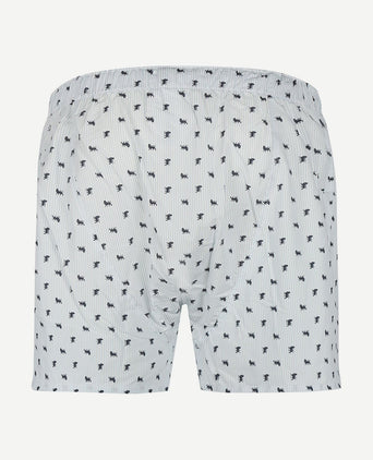 Boxershort print lichtblauw