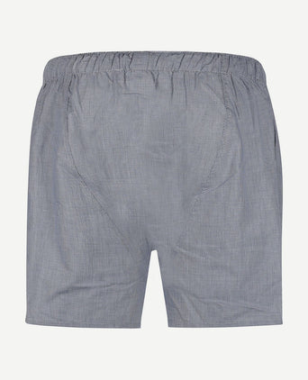 Boxershort print donkerblauw