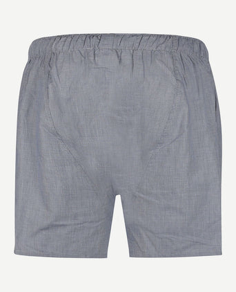 Boxershort print donkerblauw