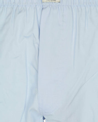 Boxershort poplin solid licht blauw