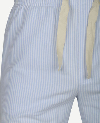 Loungebroek streep lichtblauw