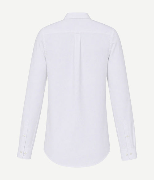 Extra long sleeves fine Oxford overhemd