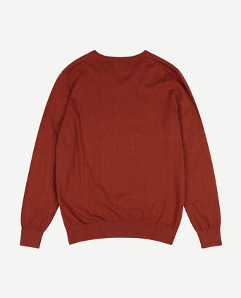 Dames trui cotton cashmere rood