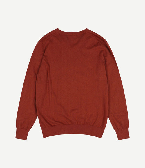 Dames trui cotton cashmere rood