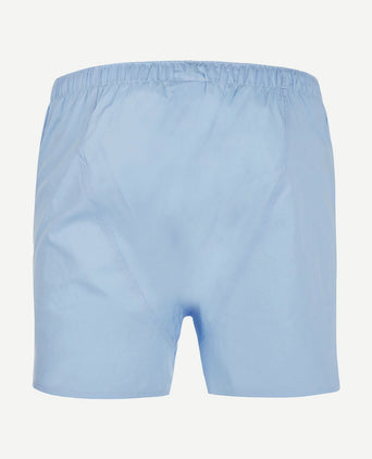Boxershort poplin blauw