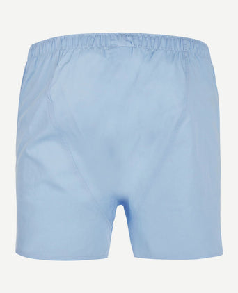 Boxershort poplin blauw