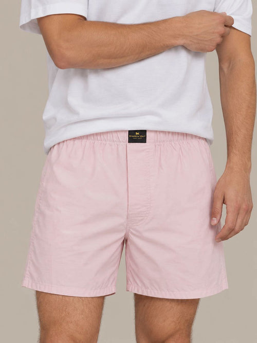 Boxershort Oxford roze