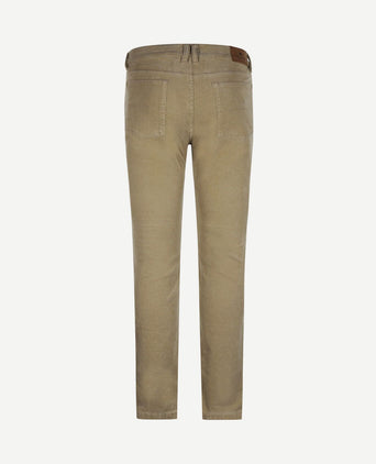 Corduroy broek johnson sand