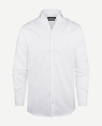 Overhemd twill wit
