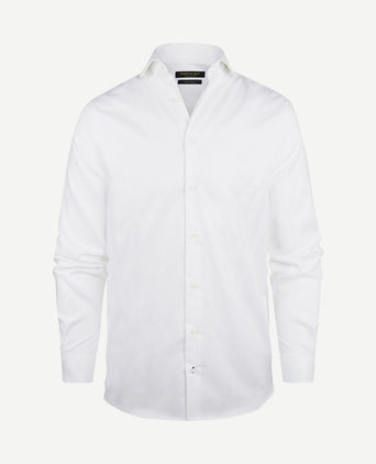 Overhemd twill wit