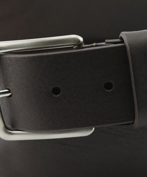 Leren riem donkerbruin