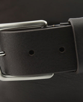 Leren riem donkerbruin
