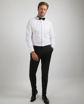 Smoking overhemd miami wit | Regular-fit