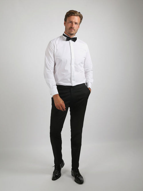 Smoking overhemd miami wit | Regular-fit