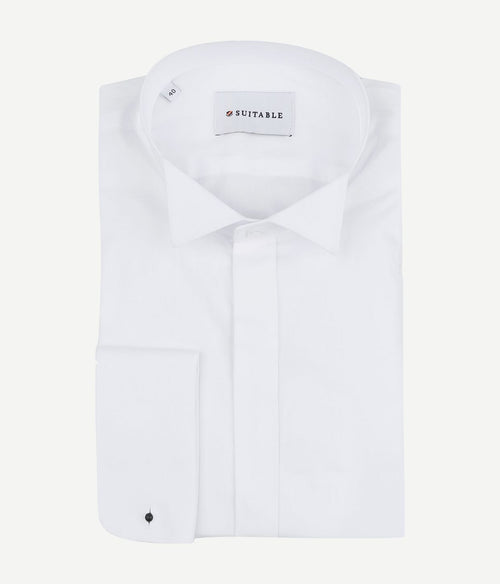 Smoking overhemd miami wit | Regular-fit