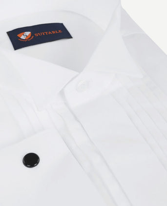 Smoking overhemd plisse | Regular-fit