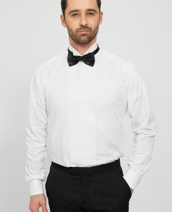 Smoking overhemd plisse | Regular-fit