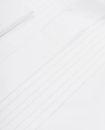 Smoking overhemd plisse wit | Regular-fit