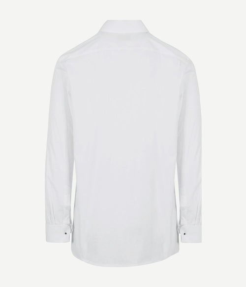 Smoking overhemd plisse wit | Regular-fit