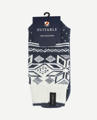 Cosy home sokken donkerblauw