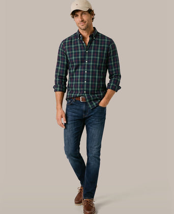 Overhemd tartan ruit multicolour
