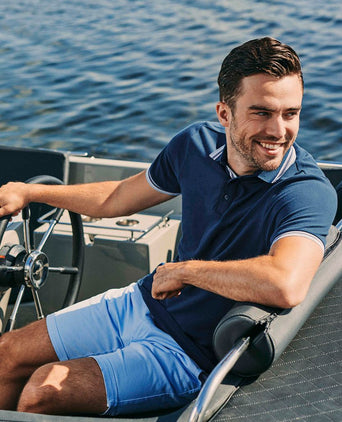 Kick polo donkerblauw