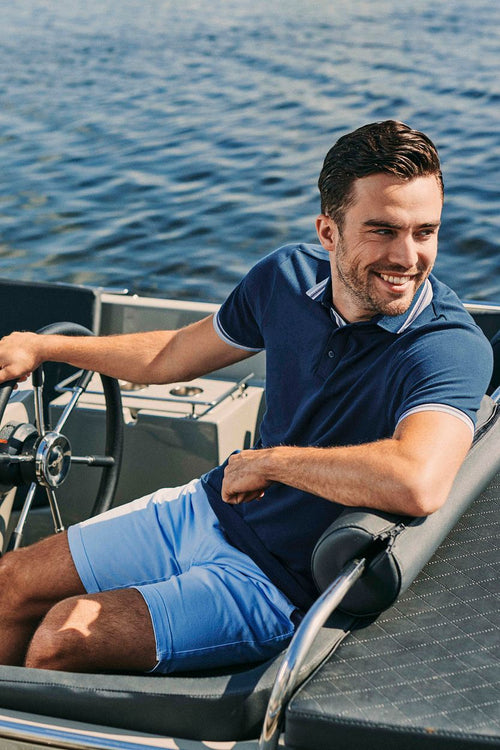 Kick polo donkerblauw