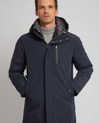 Baz winterjas donkerblauw