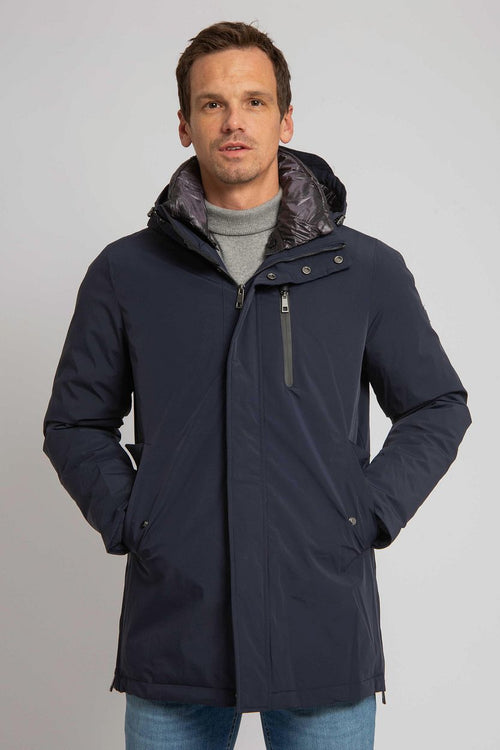Baz winterjas donkerblauw