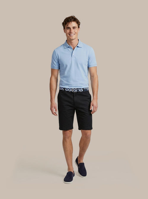 Liquid poloshirt lichtblauw